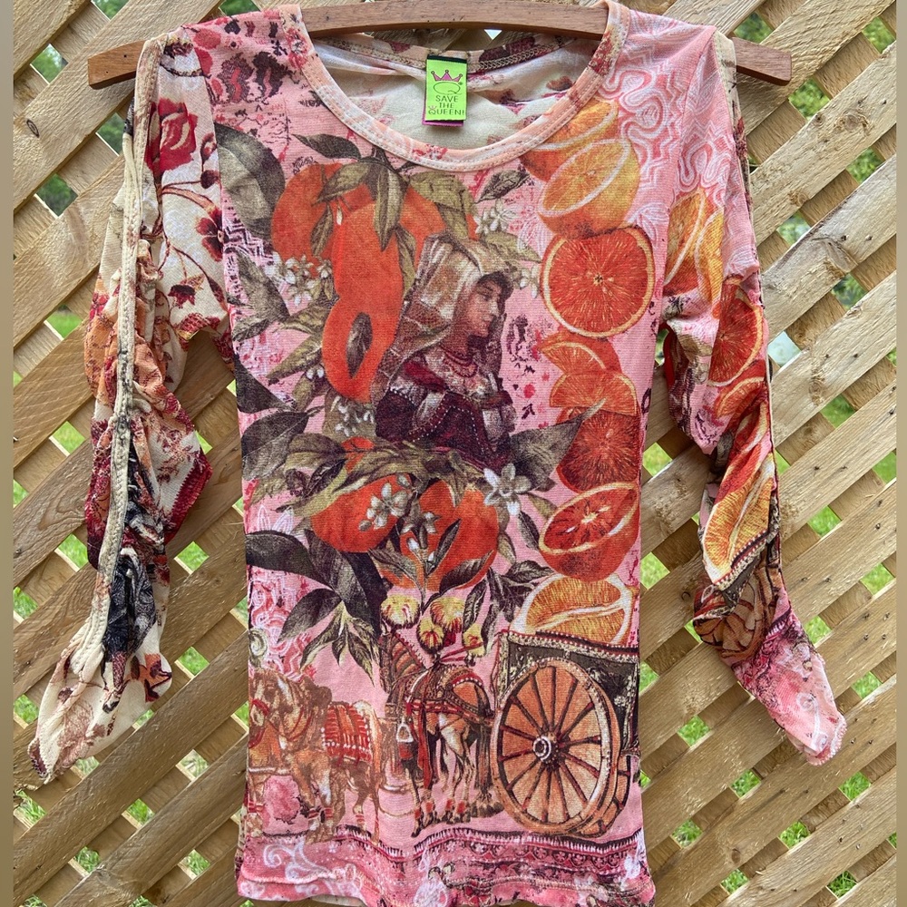 Save the Queen 90s Sheer top